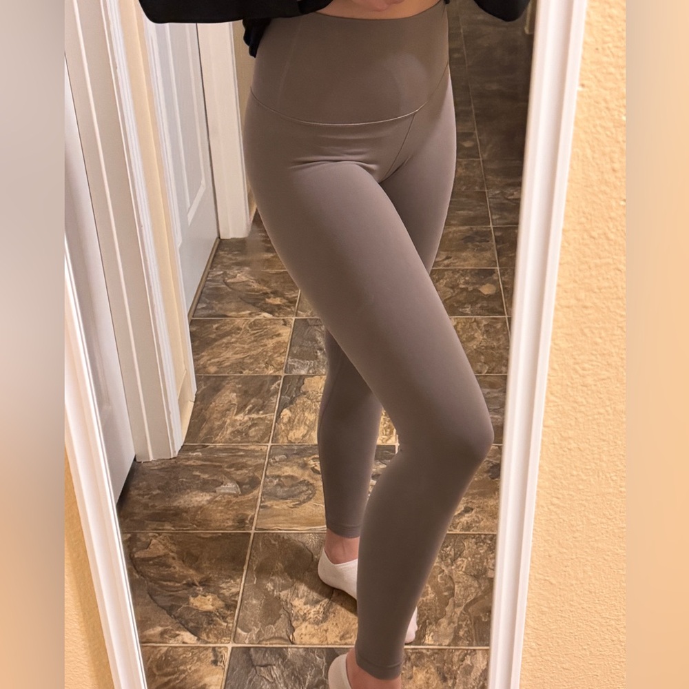 Lululemon Gray High-Waisted Leggings